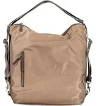 Stylische braune Damen Umh&auml;ngetasche mit verstellbarem Gurt - Braun
