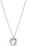 PANDORA Kette mit Kreisanh&auml;nger aus 925er Silber und Zirkonia - Silber