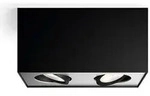 Philips WarmGlow LED Box Decken-/Wandspot, 2x, Strahler Oberfl&auml;chenbeleuchtung,