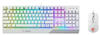 MSI VIGOR GK30 COMBO WHITE US, USB, Mechanischer Switch, QWERTY, RGB-LED,...