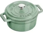 STAUB MINI COCOTTE Mini Cast Iron Pot Round 250 ml Mint - Gr&uuml;n