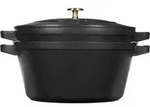 Staub Set aus 2 Tellern + Deckel 24 cm NPC405083830 - Gold