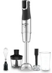 Moulinex DD95HD, P&uuml;rierstab, 0,8 l, 1200 W, Schwarz, Edelstahl - Schwarz/Silber