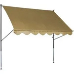 Klemmmarkise Standard 150 cm uni beige - Beige