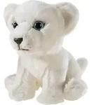 HEUNEC MISANIMO Wei&szlig;er L&ouml;we sitzend, ca. 16cm - Wei&szlig;