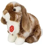 Teddy-Hermann Teddy Hermann Hase sitzend, dunkelbraun/wei&szlig; gescheckt, 20 cm - Braun