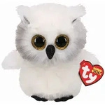 Pl&uuml;schfigur Eule Austin TY 36305 15cm Beanie Boo - Schwarz/Wei&szlig;
