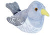 Wild Republic kuscheltier Kuckuck mit Klang 15 cm Plüsch grau, Farbe:Weiß,Grau