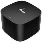 HP Thunderbolt Dock 120 W G4, Kabelgebunden, Thunderbolt 4, Schwarz, Kensington,