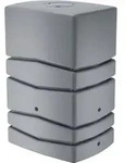 Regentonne eckig NEPTUN 450 Liter grau inkl. Hahn - Grau