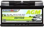 Electronicx Caravan Edition AGM Batterie 120Ah 12V ▶ Wohnmobil Caravan