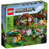 LEGO 21190 Minecraft Das verlassene Dorf, Spielzeug mit Zombiejäger Lager,
