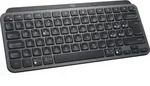 Logitech MX Keys Mini, Mini, Kabellos, RF Wireless + Bluetooth, QWERTY, LED, Graphit