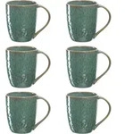 Leonardo Matera Keramik-Tassen 6er Set, sp&uuml;lmaschinengeeignete Kaffee-Tassen, 6