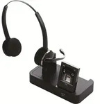 Jabra Pro 9465 Duo mit Touchscreen ( Festnetz,Mobil &PC/Softphone) - Schwarz