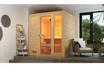 weka Massivholzsauna 38 mm VALIDA 3 GTF Sparset inkl. 9,0 kW Kompakt-Ofenset und