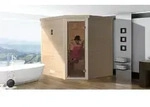weka Premium-Massivholzsauna 45 mm TURKU 1 GT Sparset 1 inkl. 7,5 kW OS-Ofenset und