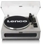 Lenco LS-440GY - Plattenspieler mit 4 eingebauten Lautsprechern - Stoff &ndash;...