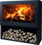 Design-Kaminofen Panadero FENIX 7 kW - Schwarz