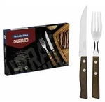 Tramontina TRADICIONAL Steak-/Pizzabesteck Set, 12-tlg., Steakbesteck, Besteck,