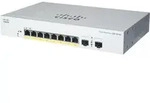 Cisco CBS220-8P-E-2G managed Layer2 Switch: - 8x10/100/1000 Base-T (RJ45) + 2x1GE SFP