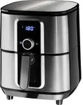 tectake&reg; Hei&szlig;luftfritteuse Ben 10,2 l, 1800 W - Silber