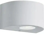 Reality Leuchten LED Au&szlig;en-Wandleuchte Rosario wei&szlig; matt Up- & Downlight - Wei&szlig;