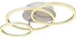 Globo Lighting Deckenleuchte Metall Nickel matt, LED - Silber