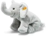 Steiff Kuscheltier Soft Cuddly Friends Elefant Floppy Trampili Hellrau (20cm) - Bunt
