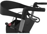 R&uuml;ckengurt f&uuml;r HD-Rollatoren und Explorer - Schwarz - Komfort 76 cm 20 cm - Schwarz