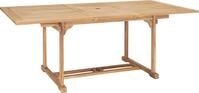 vidaXL Garten-Ausziehtisch 150-200x100x75 cm Massivholz Teak
