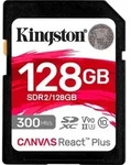 Kingston Canvas React Plus - Flash-Speicherkarte - 128 GB - Video Class V90 / UHS-II