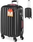 MONZANA&reg; Koffer Handgep&auml;ck ABS Hard Case 4 Rollen Teleskopgriff Zahlenschloss