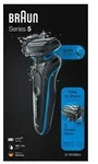 Braun 51-B1000s, Folienschaber, Schwarz, Blau, Schwarz, Leistung,