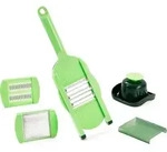Genius Nicer Dicer Speed Light Handhobel Set 5-tlg. - Gr&uuml;n