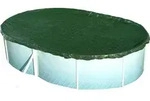 Steinbach Abdeckplane "Extra" f&uuml;r ovale Swimming Pool Stahlwandbecken blau 550 x 360