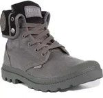 Palladium Baggy Herren Schn&uuml;ren Le wand Stiefelette Mit Faltbaren Kragen Grau...