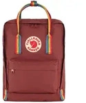 FJ&Auml;LLR&Auml;VEN Kanken Rainbow Rucksack Ox Red-Rainbow Pattern_delete - Rot