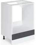 Herdumbauschrank Vicco R-Line Anthrazit Hochglanz 60 cm ohne Arbeitsplatte, Model
