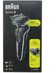 Braun Series 5 51-W1000S, Folienschaber, Schwarz, Edelstahl, Tasten, LED, Akku -