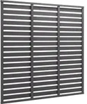 vidaXL Zaunelement WPC 180x180 cm Grau - Grau