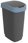 Rotho Abfalleimer 50 L Twist - Swingeimer 40,1 x 29,8 x 60,2 cm - M&uuml;lleimer