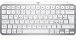 Logitech MX Keys Mini, Mini, Kabellos, RF Wireless + Bluetooth, QWERTY, LED, Grau -