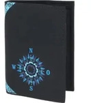 oxmox Geldb&ouml;rse New Cryptan RFID Protect Kombib&ouml;rse Windrose Print Cyan Black