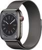 Apple Watch Series 8 Edelstahl Cellular 45mm Graphit (Milanaise graphit) *NEW*