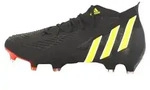 Adidas Predator Edge.1 Fg Herren Fu&szlig;ballschuhe Zone-Skin Gr. 40 - Schwarz - 40