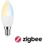 Paulmann Zigbee, Intelligentes Leuchtmittel, ZigBee, Wei&szlig;, LED, E14, Kerze