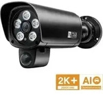 INSTAR IN-9408 2K+ LAN/WLAN schwarz Aussen 101664 - Schwarz