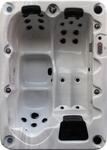 Whirlpool Montreal f&uuml;r 3 Personen mit 28 einstellbaren Massaged&uuml;sen 213 x 150 x 78