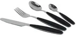gimex Besteckset Edelstahl 6960913 16-tlg. sp&uuml;lmaschinengeeignet schwarz -...